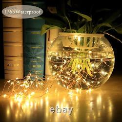 Augone Fairy Lights Battery Operated, 8 Modes 120 LEDs String Lights 12m /40Ft