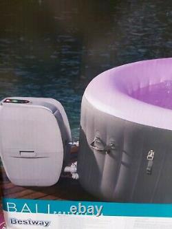 BRAND NEW Lay Z Spa 4 Person Inflatable LED Bali Hot Tub 2021 Model (MIAMI+LED)