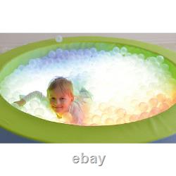 Baby Kids Ball Pit Ball Pool with Balls LED Colour Changing Soft Play Toy New
