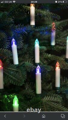 Balsam Hill, Color Changing Led Christmas Tree Candles, Set Of 20 Ornaments