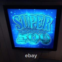Barcrest Games SUPER SLOTS 500 Remote Control Colour Changing Illuminated Sign