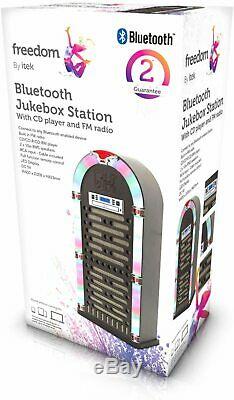 Bluetooth Jukebox Floorstanding Color Changing Led Display Music Player Fm Radio