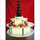Brand New Remote Control Chocolate Fountain Led Lighting Base Color Changes By