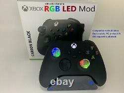 Brand New Xbox One Series X S Controller w Color changing RGB LED mod