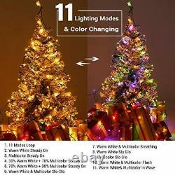 BrizLabs Christmas String Lights 262ft 800 LED Color Changing Fairy Lights 11