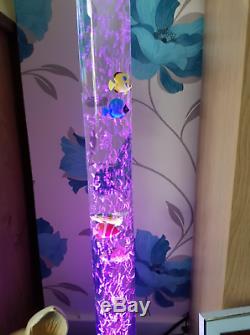 Bubble Tube With Colour Changing LED Lights Sensory Tool Stress Relief Kids Gift