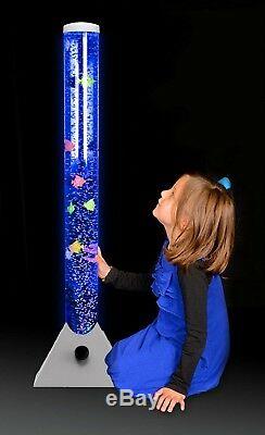 Bubble Tube With Colour Changing LED Lights Sensory Tool Stress Relief Kids Gift