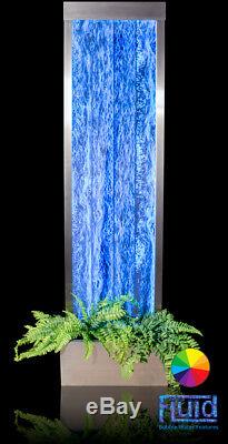 Bubble Water Wall Planter Colour Changing LED Lights 6ft 184cm Indoor Outdoor