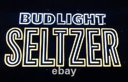 Bud Light Seltzer Color Changing LED Opti Neon Beer Sign 32x17 Brand New In Box