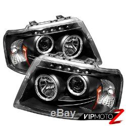 COLOR CHANGING LED LOW BEAM 03-06 Ford EXPEDITION Halo LED Projector Headlight