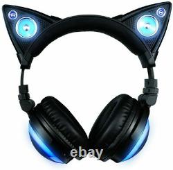 Cat Ear Headphones LED Function Wireless Color Changing AXENT WEAR Near Mint
