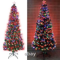 Christmas Fiber Optic Tree Led Lights Artificial Xmas Tree Changing Color Light