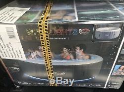 CleverSpa Monte Carlo Hot Tub Spa, 6 Per, LED Lights, New Sealed+2 Free Filters