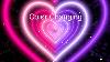 Color Changing Heart Tunnel Neon Heart Background Video Wallpaper Heart Animated Background
