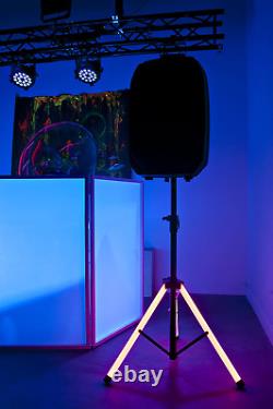 Color Stand LED Color Changing Tripod Leg Speaker Stand with Remote