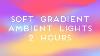Colorful Gradient Wave Mood Led Ambient Lights Beautiful Pastel Colorful Video Backdrop 2 Hours