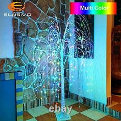 Colorful LED Weeping Willow Tree Lights Lighted Color Changing 5FT Christmas