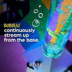 Colour Changing LED Novelty Aquarium Sensory Bubble Fish Water Tube Floor Lamp