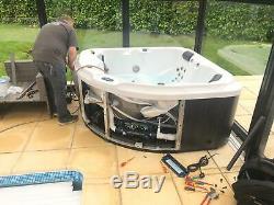 Cove Bay+ Luxury Hot Tub Spa 3 Seats Premium Control System Led Mood Lighting