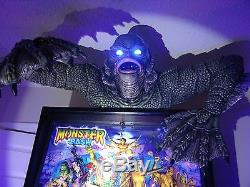 Creature From the Black Lagoon Pinball Topper CHANGE LED EYE COLOR WITH REMOTE