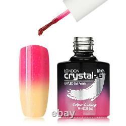 Crystal-G, Thermal Colours Change TH-19 UV / LED Gel Nail Polish, UK Brand