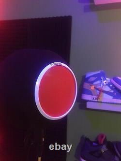 Custom Kaotica Eye Ball Mic Shield / Built In Color Changing Led Light (RED)