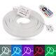 Dimmable Neon Led Strip Lights Waterproof Flexible Rope Tube Lamp With Uk Plug