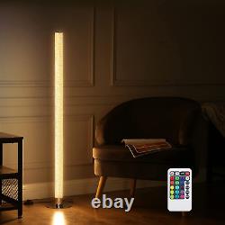EDISHINE LED Corner Floor Lamp, RGB Color Changing Lamps with Remote, Dimmable