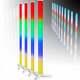 Equinox 4 Pulse Tube Lithium Led Rainbow Colour Changing Dj Disco Party Light Fx