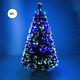 Fibre Optic Christmas Tree Xmas Led Light Pre Lit Green Black Color Changing New