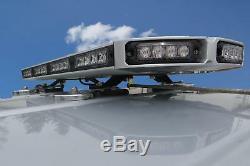 Fit Dodge Ram 1500 2500 3500 Roof Mount 27 LED Warning Strobe Light Bar