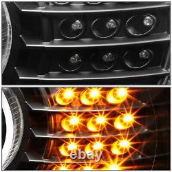For 96-03 Bmw E39 5-series 3d Rgb Color Change Headlight Lamps+tool Set Black