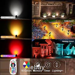 Garden Spot Lights Mains Color Changing Outdoor Spotlight Waterproof 20M Extenda