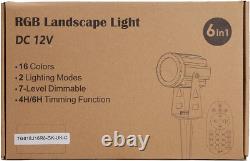 Garden Spot Lights Mains Color Changing Outdoor Spotlight Waterproof 20M Extenda