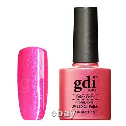 Gdi Fine Glitter/Shimmer Range R02 Coral Diva UV/LED Gel Nail Polish