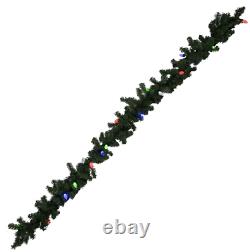 Gemmy Orchestra of Lights 8ft LED C9 Lighted Garland Color Changing NEW 1290089