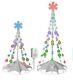 Gemmy Orchestra Of Lights Two Christmas Tree Color Changing Led Lights W Speaker