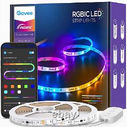 Govee 65.6ft RGBIC LED Strip Lights, Color Changing LED Lights, App Control via