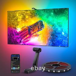 Govee Envisual TV LED Backlight T2 with Dual Cameras, 11.8Ft RGBIC Wi-Fi LED Str