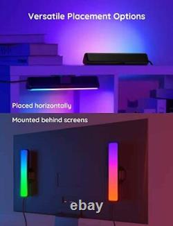 Govee Flow Plus Smart Light Bars, RGBICWW LED TV Backlights, Work with Alexa & G