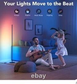 Govee Lyra Smart Floor Lamp, RGBIC Color Changing Modern Corner Lamp Music Sync