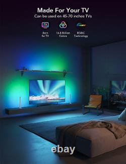 Govee RGBIC TV Light Bars, WiFi TV Backlight with Double Light Beads, 38cm, Bars