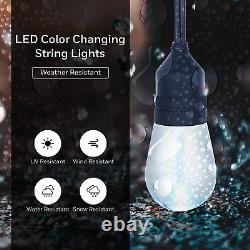 Honeywell Linkable Water Resistant 48Ft LED Indoor Outdoor Color Changing String