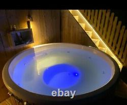 Hot tub external 316ANSI heater Jacuzzi&Air bubbles systems LED lights SPA Cover