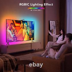 Immersion WiFi LED TV Backlights + Camera Smart RGBIC Ambient Light 55-65in