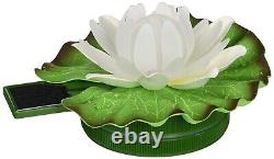 Job Lot 25 x Solar LED Floating Water Lily Changing Colour Animation by Blachere