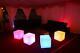 Joblot Of 35 X Light Up Led Colour Changing Cube Stool Seat Chair Illuminated