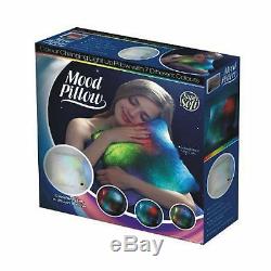 LED 7 Colour Changing Light Up Glow Mood Pillow Soft Cosy Relax Cushion Xmas