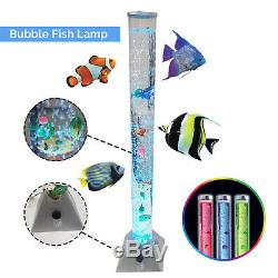 LED Bubble Lamp RGB Colour Changing Novelty Fish Light Tower Sensory Lighting