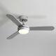Led Ceiling Fan Light Dimmable With Remote Control Timer 3 Acrylic Blades 42inch